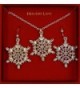 Holiday Lane Silver Tone Snowflake Necklace