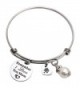 Remember I Love You Mom Gift for Mom Mother Bangle Bracelet Family Tree Charm bracelets for Women - White - CI1895OW3YU