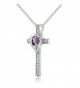 Sterling Silver Amethyst Pendant Necklace