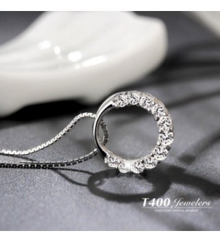 T400 Jewelers Sterling Haeundae Eternity in Women's Pendants