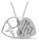 Sterling Silver Sister Necklace Forever - CT12FYZWJX3
