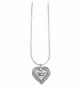 Maid of Honor Pearl Heart Silver Snake Chain Necklace Jewelry Wedding Gift - CH12I35IQQP