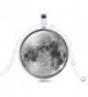 Jiayiqi Surface Moonscape Necklace Earrings