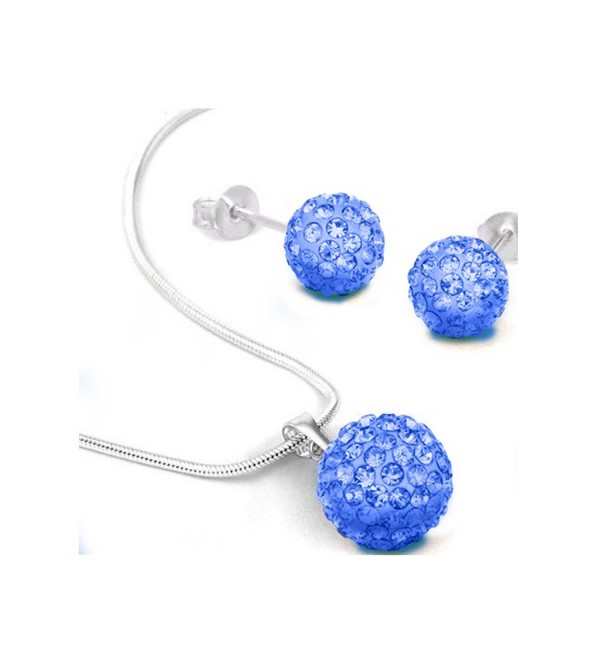 Shally Women's Jewelry Set Austrian Crystal Necklace- Bracelets- Earrings Ensemble Fashion Jewelry - CZ187I2757H