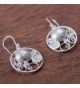 NOVICA Sterling Filigree Earrings Circular