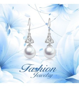 YFN Sterling Polished Fishhook Earrings in Women's Drop & Dangle Earrings