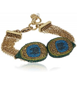 Lucky Brand Peacock Pave Strand Bracelet - C012MT8TH4H