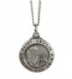 Cecilia 4 inch Pewter Pendant Necklace