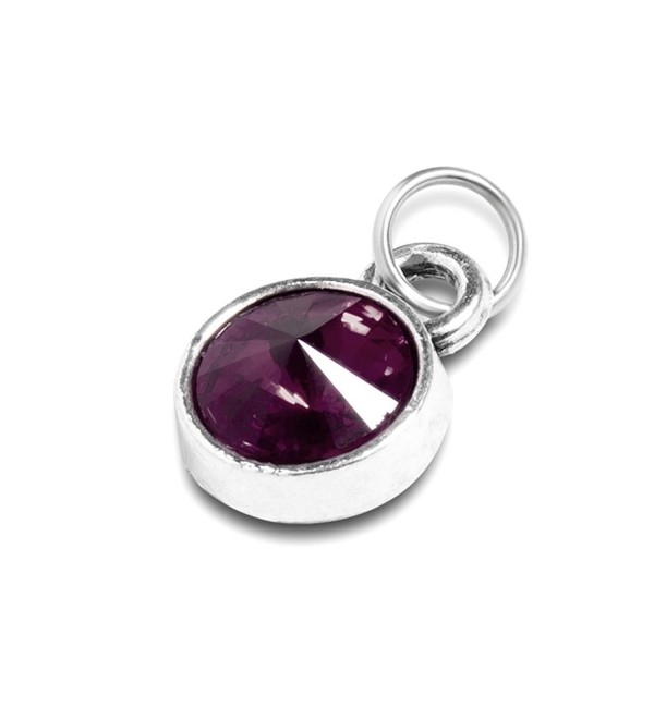 Extra Birthstone Charm for Necklace Bracelet Custom Small Pendant - C3188Y72O60