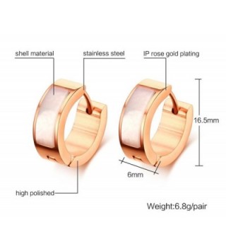 Plated Womens Mother Huggie Earrings