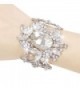 EVER FAITH Silver Tone Austrian Bracelet