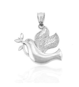 Sterling Silver Peaceful Dove Charm- 925 - C211V7P8AKZ