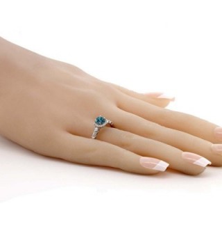 Sterling Created Sapphire Engagement Available in Women's Wedding & Engagement Rings