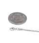 Sterling Silver Chain Necklace Clasp RHODIUM in Women's Chain Necklaces