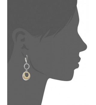 Nine West Around Tri Tone Earrings