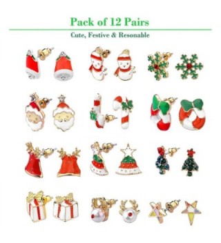 Women Christmas Earring Stud Hypoallergenic