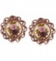 1928 Jewelry Manor House Rose Gold-Tone Clip-On Earrings - C5112V1JQUN