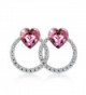 Earrings SWAROVSKI Crystals Exquisite Workmanship - Pink - CB17Y2EMNSL