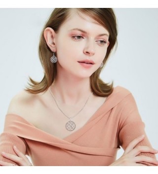 Sterling Silver Celtic Infinity Earrings in Women's Drop & Dangle Earrings