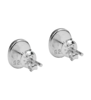 Inlay Abalone Sterling Silver Earrings in Women's Stud Earrings