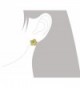 Yellow Sterling Silver Hibiscus Earrings in Women's Stud Earrings