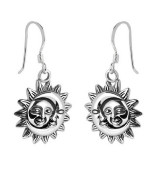 Glinting Celestial Sterling Silver Earrings in Women's Drop & Dangle Earrings