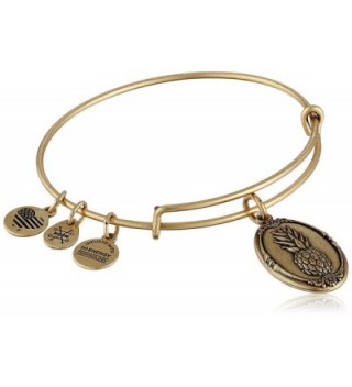 Alex and Ani Pineapple II Expandable Rafaelian Bangle Bracelet - Rafaelian Gold - CJ128Y57LKL