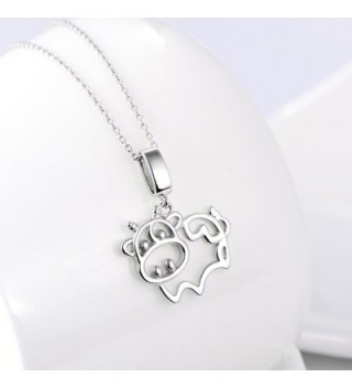 Sterling Silver Animal Pendant Necklace in Women's Pendants