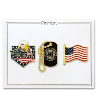 PinMarts Veteran American Patriotic Enamel