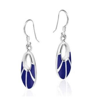 Celestial Reconstructed Lapis Lazuli Sterling Earrings