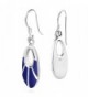 Celestial Reconstructed Lapis Lazuli Sterling Earrings in Women's Drop & Dangle Earrings