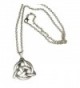 Celtic Triangle Silver Pendant Necklace