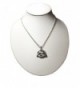 Celtic Triangle Silver Pendant Necklace in Women's Chain Necklaces