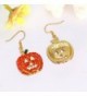Halloween Pumpkin Earrings Red Hypoallergenic in Women's Drop & Dangle Earrings