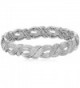 Napier "In Chains Gold" Knot Stretch Bracelet - Silver - C012D6RG5X1