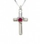 Sterling Silver Pendant Solid Cross - CM11KANX0AJ