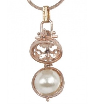 Dahlia Womens Pendant Necklace Pearl in Women's Pendants