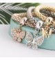 COMISAN Stretch Bracelets Elastic Butterfly in Women's Link Bracelets