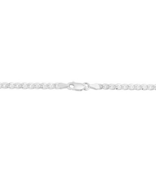 Sterling Silver Diamond Cut Mariner Anklet
