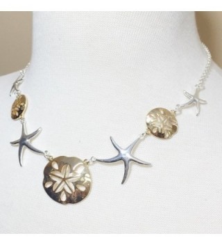 Starfish Nautical Boutique Statement Necklace in Women's Chain Necklaces