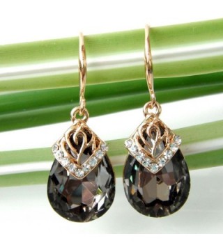 Navachi Plated Crystal Zircon Earrings