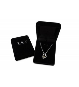 Tyjewelry Plated Silver Pendant Necklace