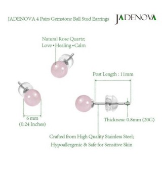 JADENOVA Stainless Earrings Gemstone Earring