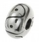 925 Sterling Silver Curve Dot Round Stopper Clip Lock Bead For European Charm Bracelets - CT11D31E5HT
