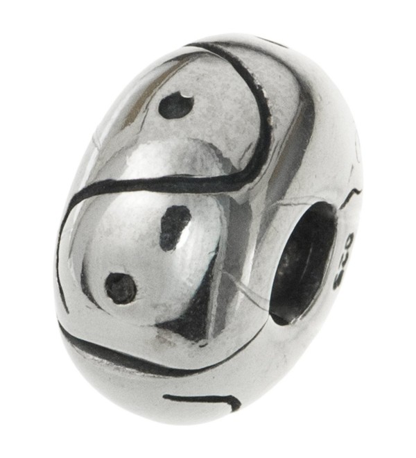 925 Sterling Silver Curve Dot Round Stopper Clip Lock Bead For European Charm Bracelets - CT11D31E5HT