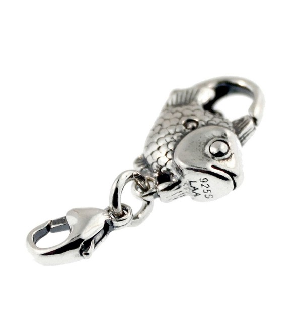 Authentic Trollbeads Sterling Silver 10102 Big Fish Lock- Silver - CV187NL546Y