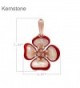 Kemstone Crystals Flower Earrings Jewelry
