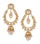 Swasti Jewels Bollywood Chand Bali with Pearls Fashion Jewelry Earrings for Women - CC12MAJDEO8