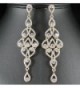 Janefashions AUSTRIAN RHINESTONE CHANDELIER EARRINGS