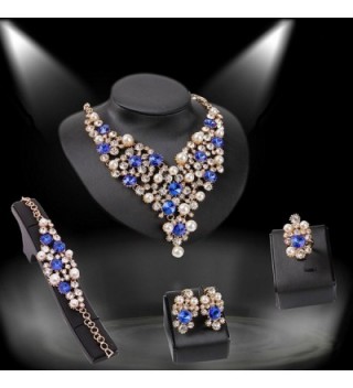 EVERRICH Luxurious Simulated Statement Necklace